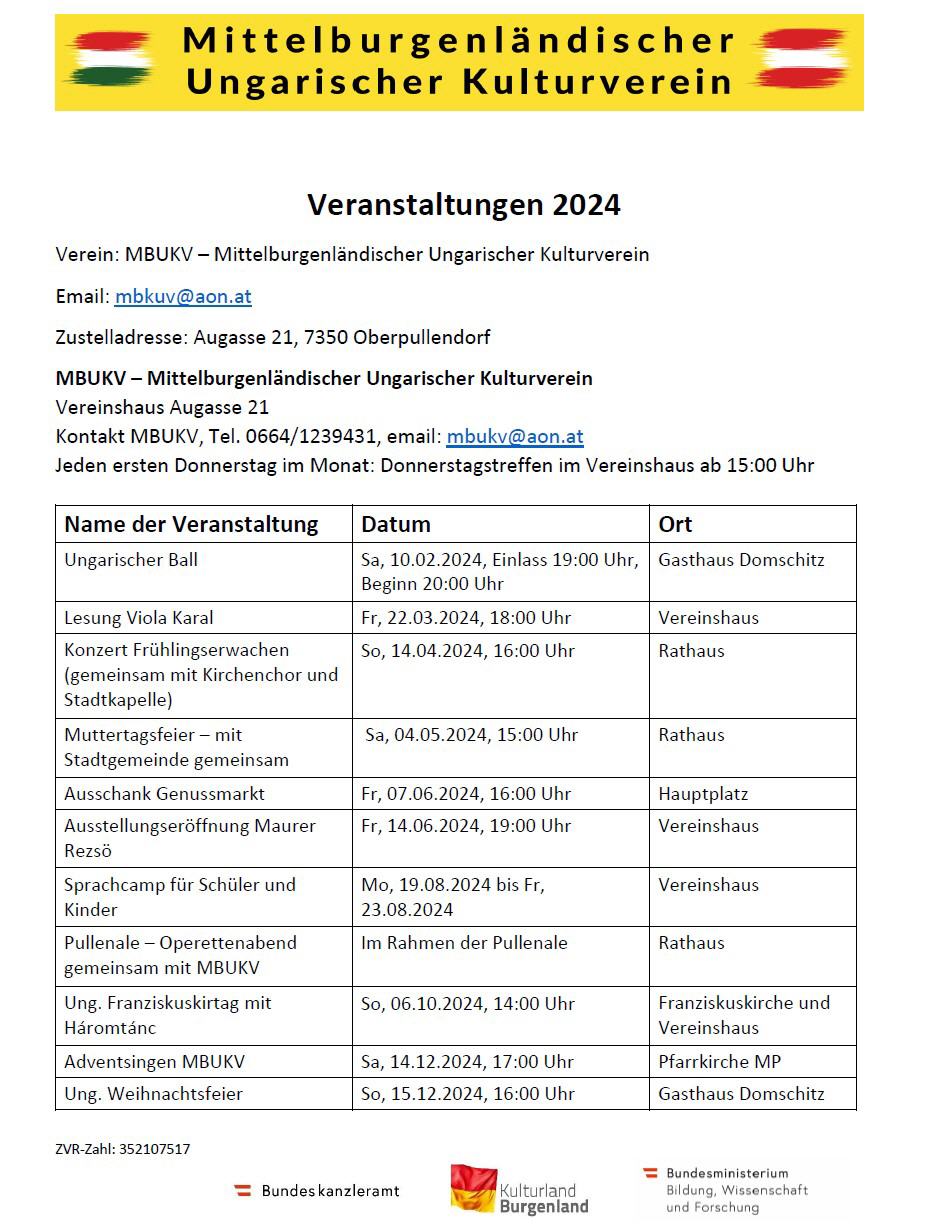 Veranstaltungen im Jahr 2924